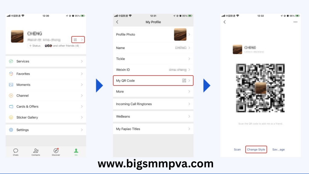 WeChat account canva photo